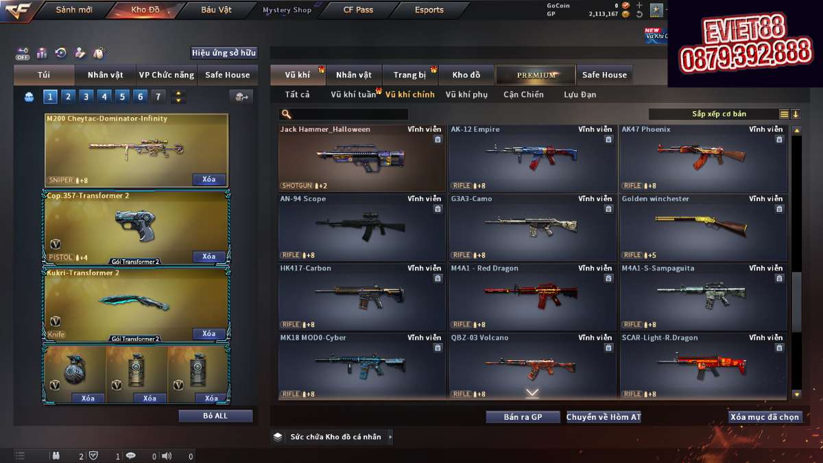 shop acc cf uy tin gia re